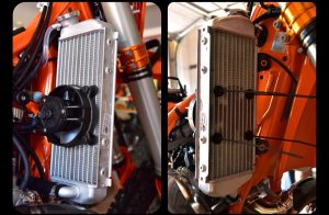 aluminum radiator for gas gas ec250 ec300 2018 2019 2020