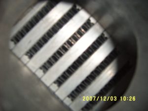 aluminium universal bar and plate intercooler 600x300x100mm 3in. outlets, natural