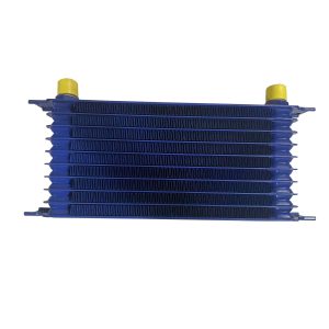 262mm 10 rows universal engine oil cooler trust style an8/an10 inlet/outlet
