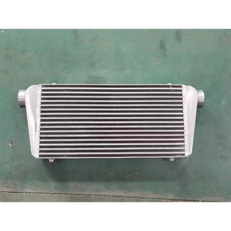 aluminium universal bar and plate intercooler 600x300x100mm 3in. outlets, natural