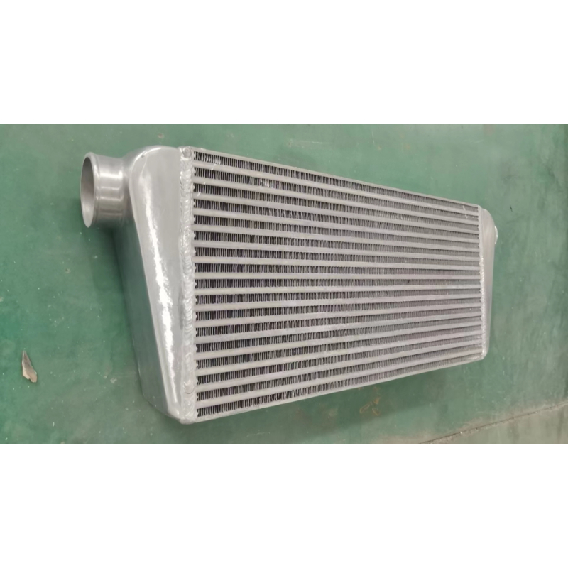 aluminium universal bar and plate intercooler 600x300x100mm 3in. outlets, natural