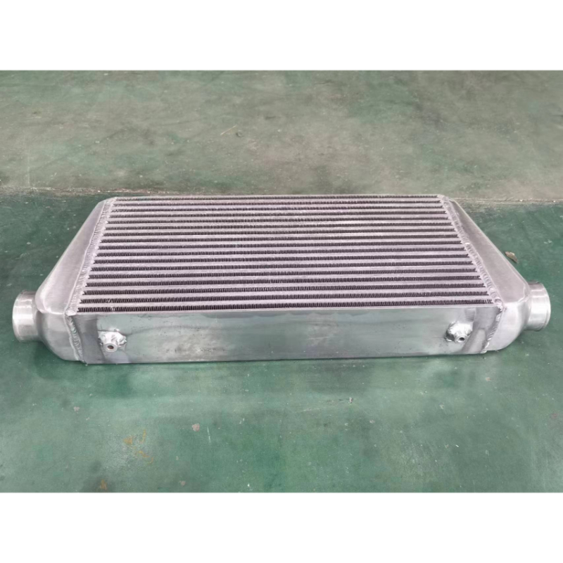 aluminium universal bar and plate intercooler 600x300x100mm 3in. outlets, natural