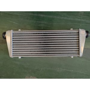 aluminium universal delta fin intercooler 550x217x52mm 2.2in. outlets