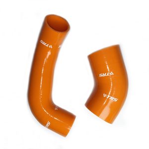 trs new silicone airbox intake hoses for ford focus rs mk2 orange